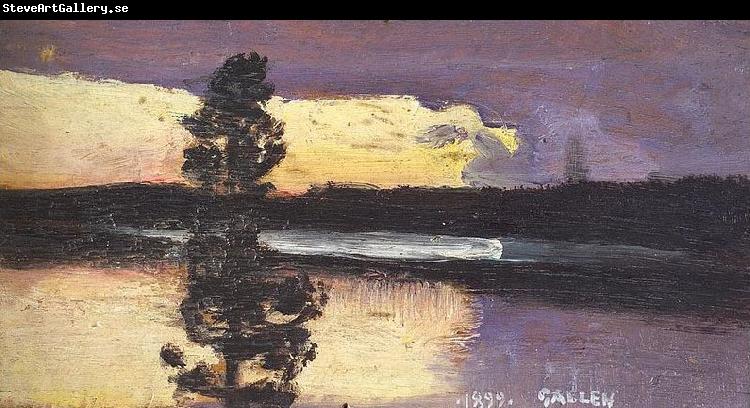 Akseli Gallen-Kallela Sunset